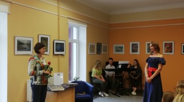 Ingas Pobjaržinas izstādes “Krāsainie putekšņi” noslēgums un radošā darbnīca