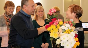 Jēkabpils novada Saukas bibliotēkas vadītājas Veltas Lāces 70 gadu jubileja 