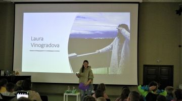 Tikšanās ar rakstnieci Lauru Vinogradovu!