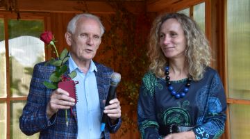 Andra Grīnberga grāmatas “Nemainīgs ir tikai gaišums ”  atvēršana