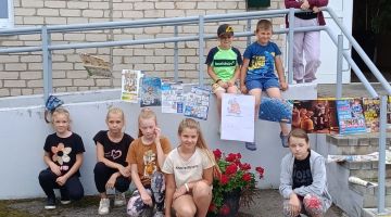 Ciemos pie Dignājas bibliotēkas čaklajiem lasītājiem!