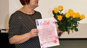 Jēkabpils novada Saukas bibliotēkas vadītājas Veltas Lāces 70 gadu jubileja 