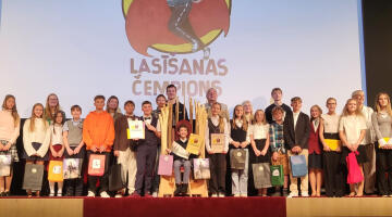 Skaļās lasīšanas sacensību fināls Latvijas Nacionālajā bibliotēkā!