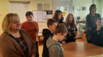 Eiropas diena Salas bibliotēkā kopā ar Salas vidusskolas skolēniem