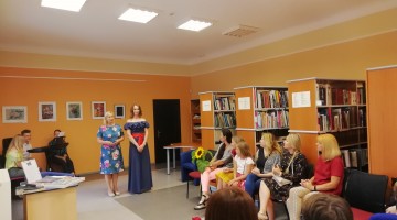 Ingas Pobjaržinas izstādes “Krāsainie putekšņi” noslēgums un radošā darbnīca