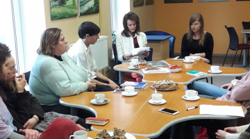 Interešu apvienības “Literāts” tikšanās ar dzejnieci Ingu Pizāni