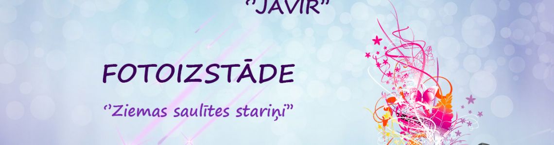 Fotoizstāde ” Ziemas saulītes stariņi’’