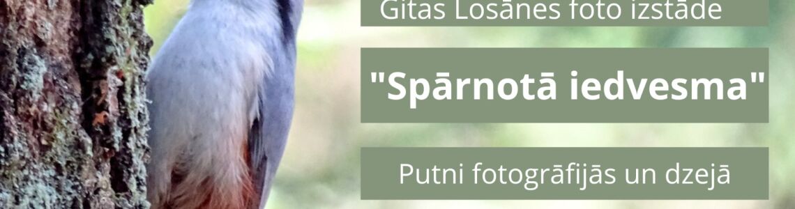 Tikšanās ar fotoizstādes “ Spārnotā iedvesma” autori Gitu Losāni