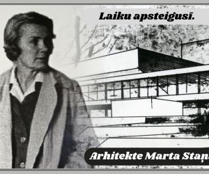 Novadpētniecības  izstāde  “Laiku apsteigusī. Arhitekte Marta Staņa”