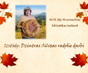 Radošuma izstāde “Dzintras Siliņas radošie darbi’’