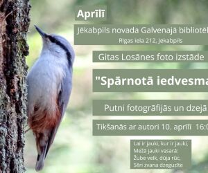Gitas Losānes  fotoizstāde “ Spārnotā iedvesma” 