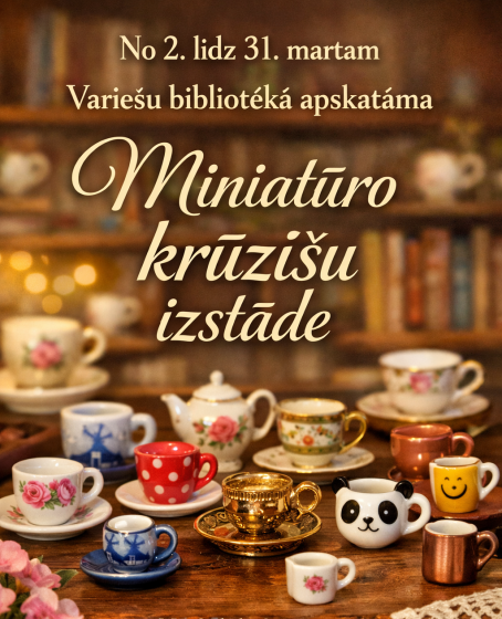 Variešu bibliotēkā martā Vilijas Lazdiņas (Antūži) 