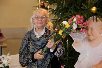 Ābeļu bibliotēkā novadnieces Marijas Pudānes atceres pasākums