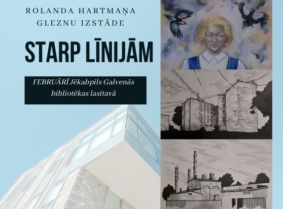 Rolanda Hartmaņa virtuālā gleznu izstāde “Starp līnijām”