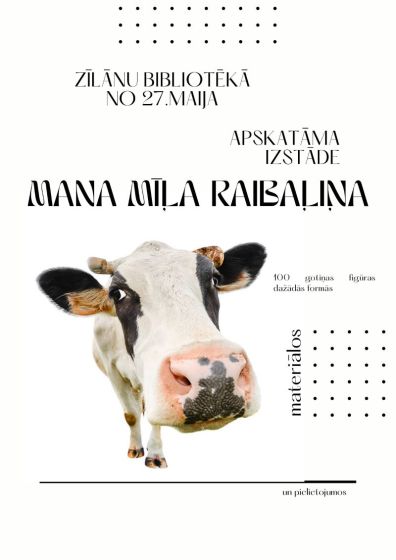 Zīlānu bibliotēka aicina uz izstādi 