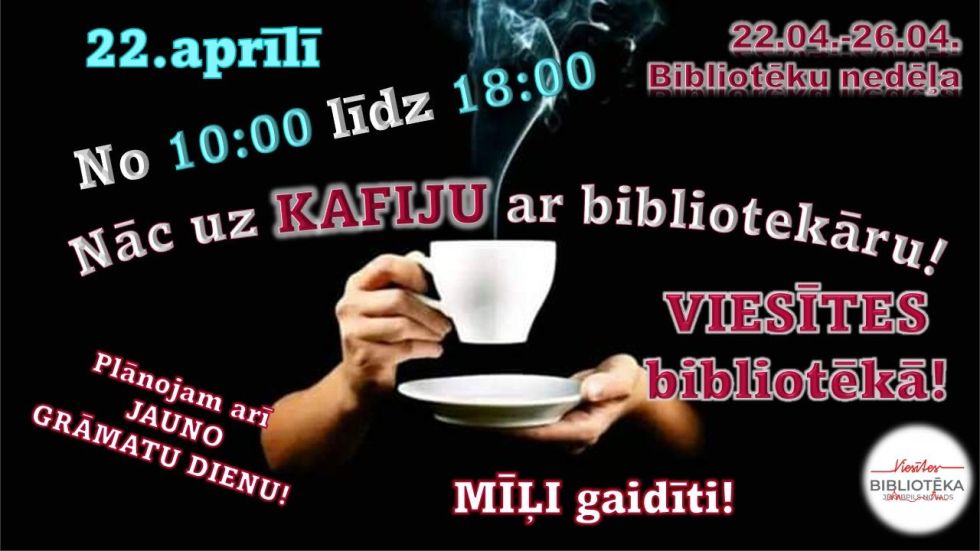 Viesītes bibliotēkā 22.aprīlī akcija 