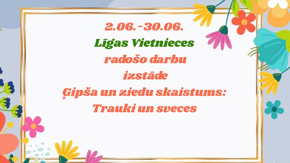 Salas bibliotēka piedāvā Līgas Vietnieces radošo darbu izstādi 