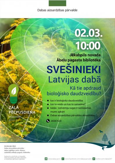 Ābeļu bibliotēkā lekcija 