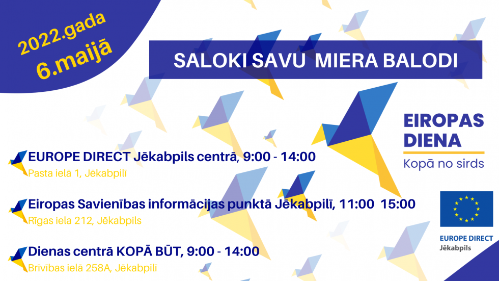 Saloki savu miera balodi