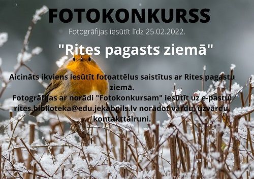 Rites bibliotēka aicina uz fotokonkursu