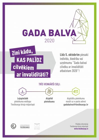 Gada balva cilvēku ar invaliditāti atbalstam