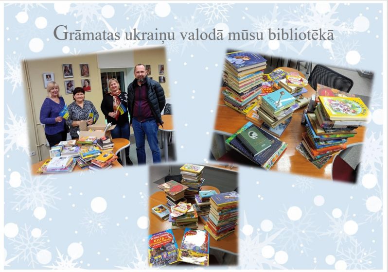 Grāmatas ukraiņu valodā mūsu bibliotēkā 