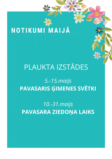 Aktualitātes maijā! 