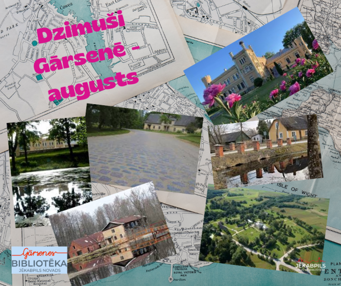 Gārsenes bibliotēkā izstāde Dzimuši Gārsenē augustā