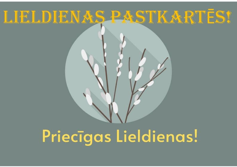 Kalna bibliotēkā senu Lieldienu apsveikuma kartiņu izstāde