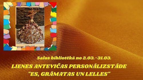 Salas bibliotēkā Lienes Antevičas personālizstāde 
