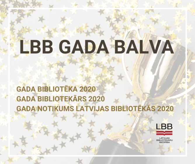 Izsludināta pieteikšanās uz LBB Gada bibliotekāra un LBB Gada bibliotēkas balvu 