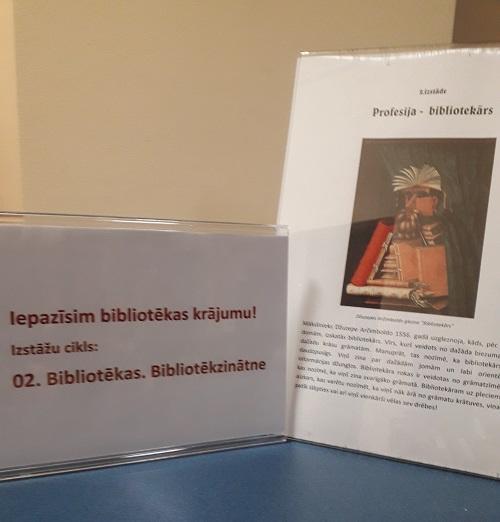 Izstāžu cikls nozarē 02.Bibliotēkas. Bibliotēkzinātne