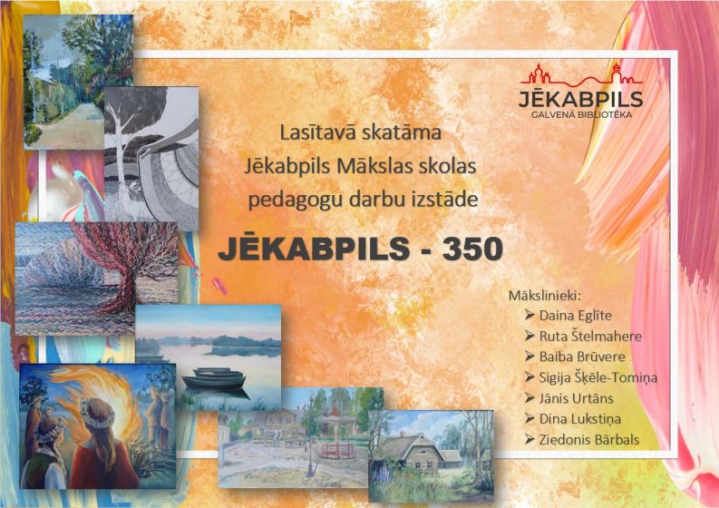 Jēkabpils mākslas skolas pedagogu darbu izstāde