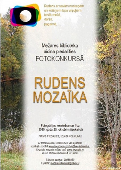 Mežāres bibliotēka organizē fotokonkursu 