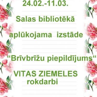 Salas bibliotēkā izstāde 