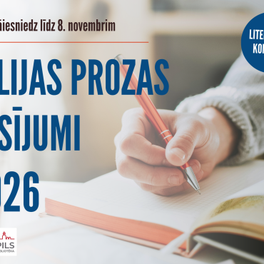 Izsludināts literatūras konkurss “Sēlijas Prozas lasījumi 2026”
