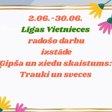 Salas bibliotēka piedāvā Līgas Vietnieces radošo darbu izstādi 