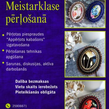 Sēlpils 1.bibliotēka 27.martā plkst. 12.00 aicina uz meistarklasi pērļošanā