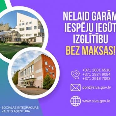 Valsts apmaksāta profesionālā izglītība personām ar invaliditāti un funkcionēšanas traucējumiem darbspējas vecumā (SIVA)