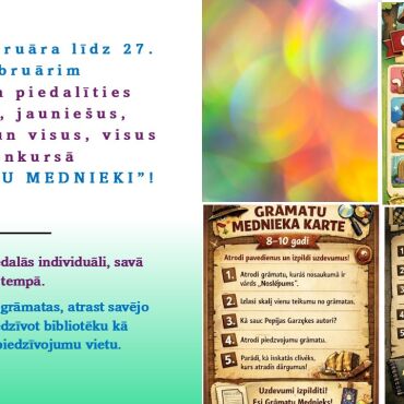 Konkurss “Grāmatu mednieki”