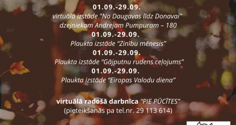 Notikumi septembrī 