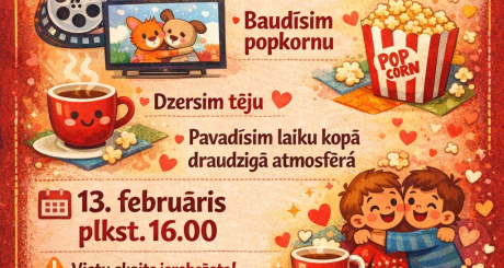 Draudzības filmu vakars bibliotēkā!