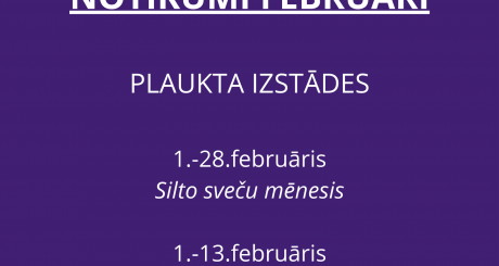Aktualitātes februārī! 