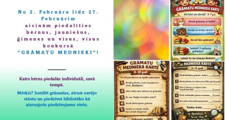 Konkurss “Grāmatu mednieki”