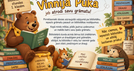 Ciemos pie Vinnija Pūka jeb atrodi savu grāmatu!